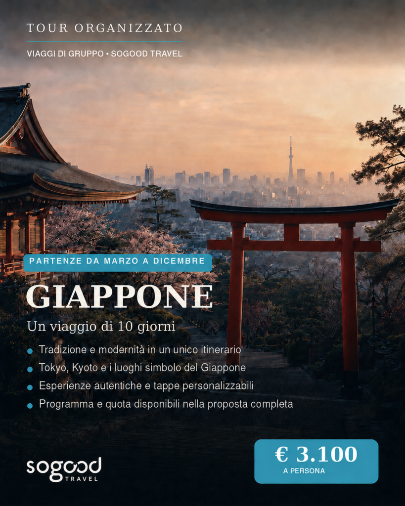 Viaggio organizzato in Giappone